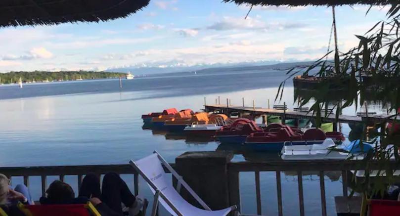 Bed Bike & Breakfast, Zimmer Innerhalb Eines Privathauses Mit Gemeinschaftsbad Inning am Ammersee Exterior foto